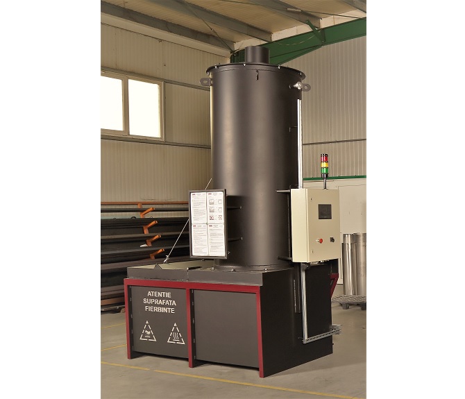 Incineratorul IncinerPro i200 pentru fermele de porci.
