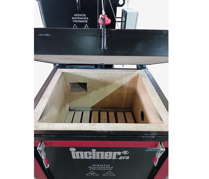 Incineratorul IncinerPro g600 pentru fermele de pasari.