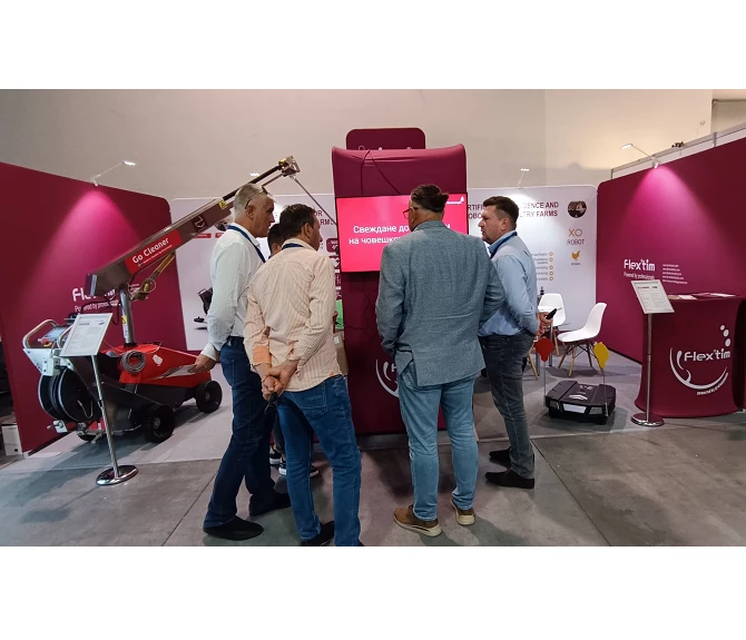 Flextim Industry la Smart Poultry World 2023 din Sofia, Bulgaria.