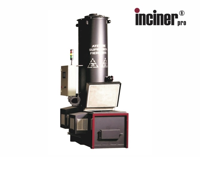 Incineratorul IncinerPro i150 pentru animale de companie.