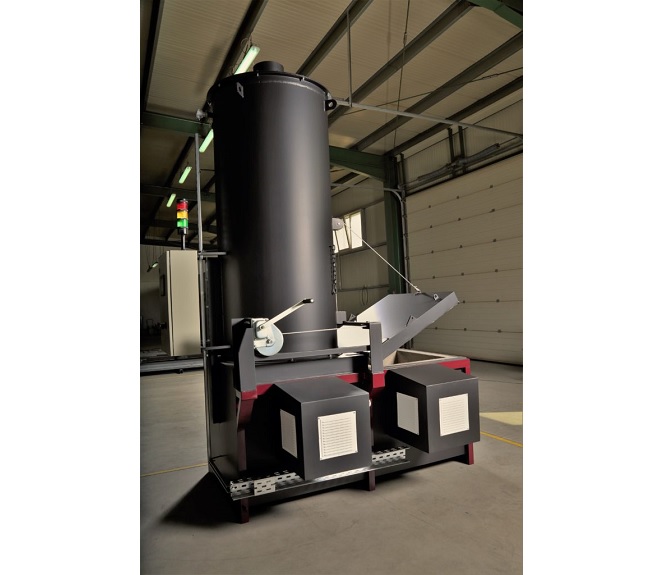 Incineratorul IncinerPro i200 pentru fermele de porci.