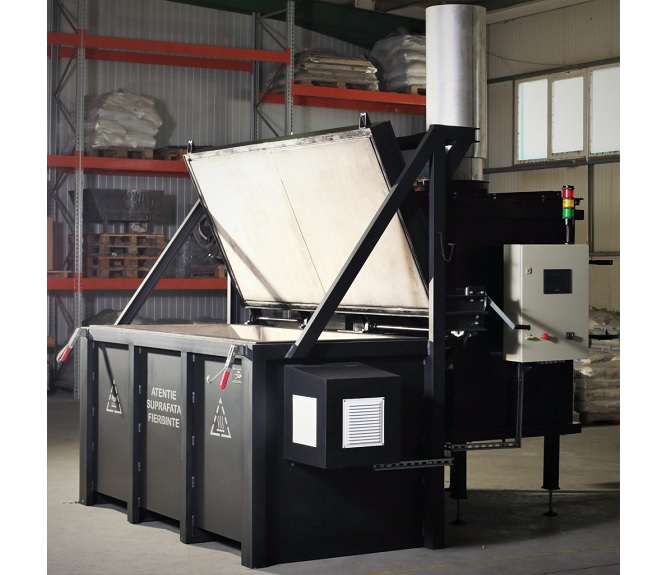 Incineratorul IncinerPro i850 pentru fermele de porci.